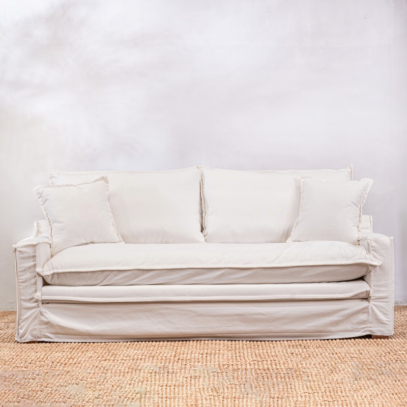 Sillón Tessa 3 cuerpos Blanco